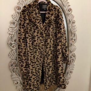 Cheetah print soft coat